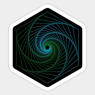 Colored Sacred Geometry Sticker